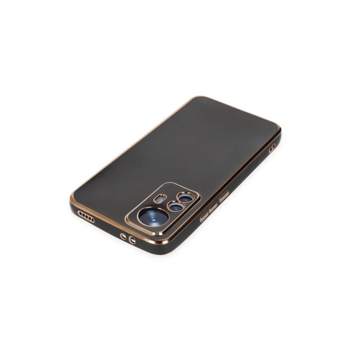 Xiaomi Mi 12T Pro Kılıf Volet Silikon - Siyah