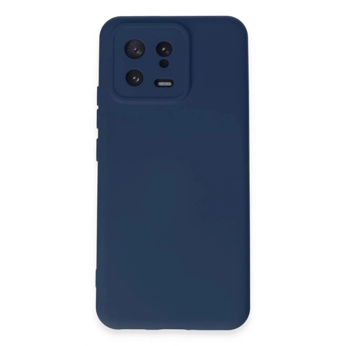 Xiaomi Mi 13 Kılıf Nano içi Kadife Silikon - Lacivert