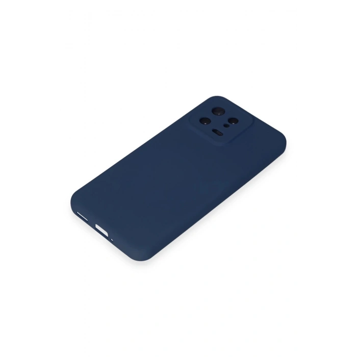 Xiaomi Mi 13 Kılıf Nano içi Kadife Silikon - Lacivert
