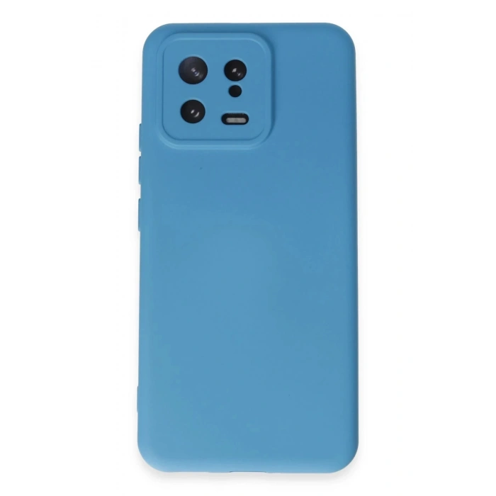 Xiaomi Mi 13 Kılıf Nano içi Kadife Silikon - Mavi