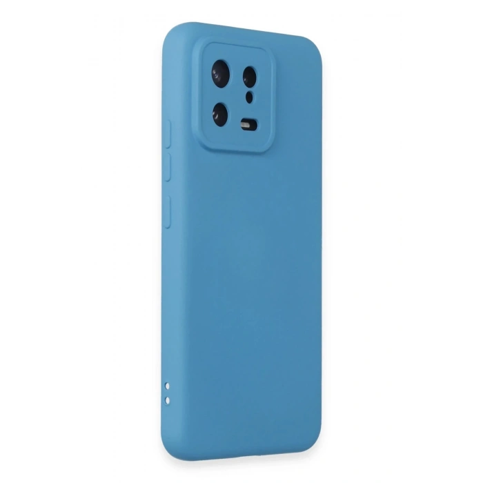 Xiaomi Mi 13 Kılıf Nano içi Kadife Silikon - Mavi