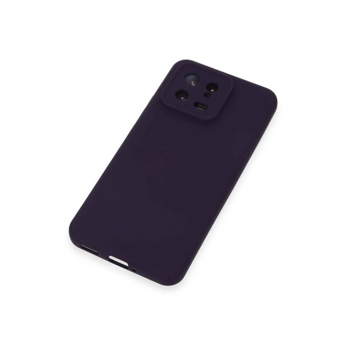 Xiaomi Mi 13 Kılıf Nano içi Kadife Silikon - Mor