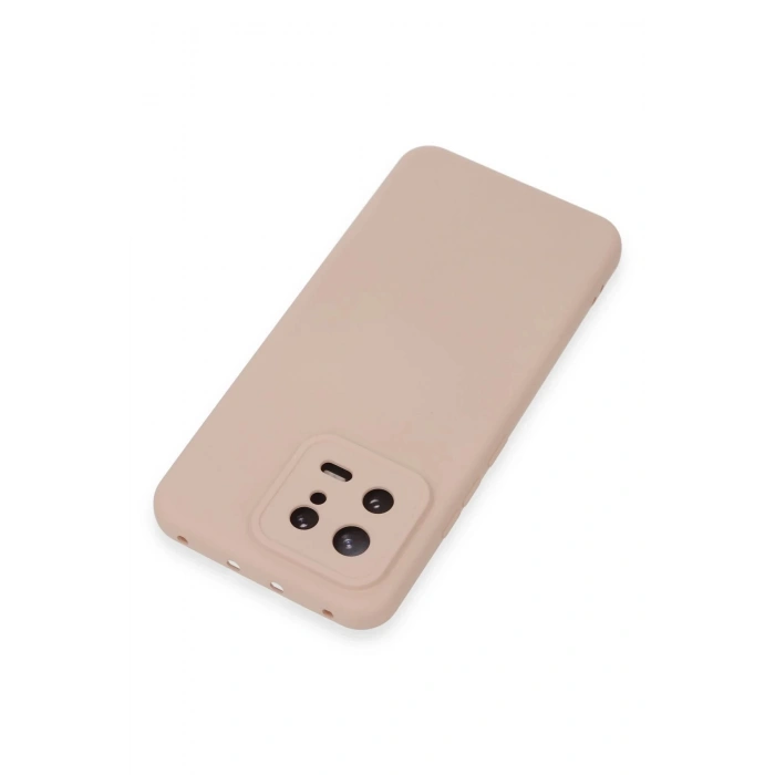 Xiaomi Mi 13 Kılıf Nano içi Kadife Silikon - Pudra