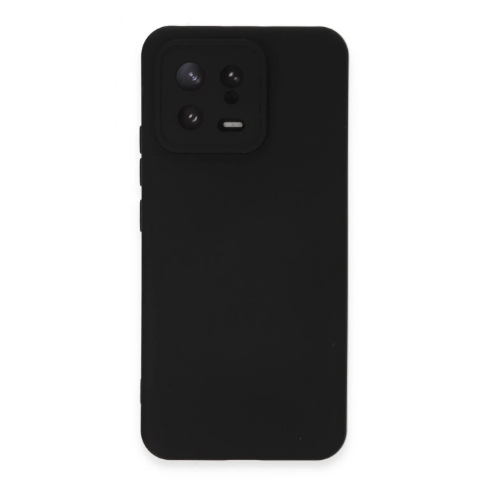 Xiaomi Mi 13 Kılıf Nano içi Kadife Silikon - Siyah