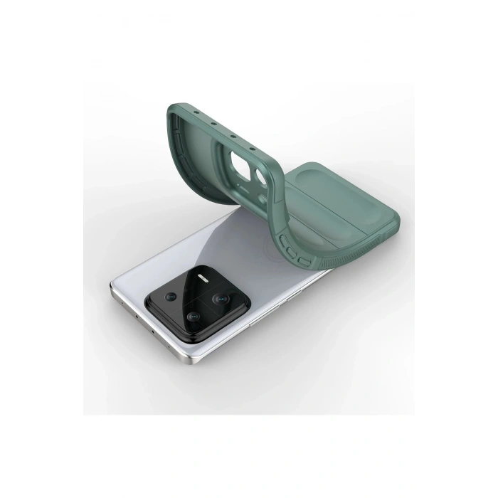 Xiaomi Mi 13 Kılıf Optimum Silikon - Koyu Yeşil