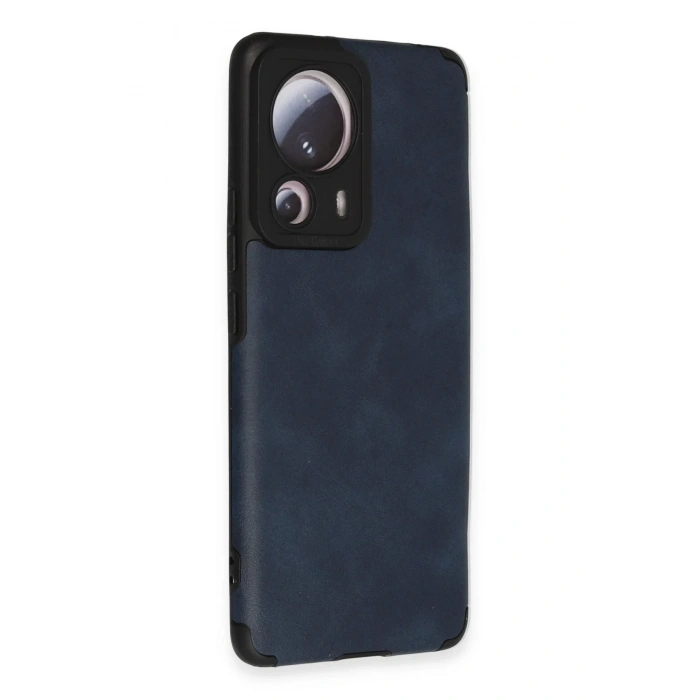 Xiaomi Mi 13 Lite Kılıf Loop Deri Silikon - Lacivert