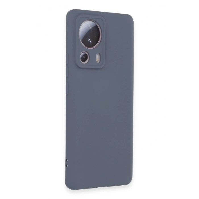 Xiaomi Mi 13 Lite Kılıf Nano içi Kadife Silikon - Gri