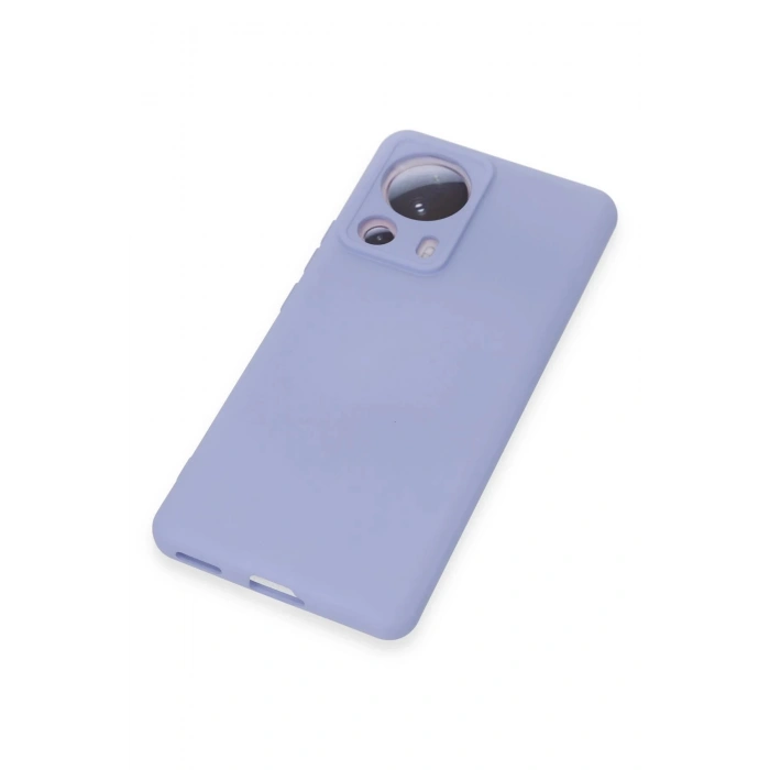 Xiaomi Mi 13 Lite Kılıf Nano içi Kadife Silikon - Lila