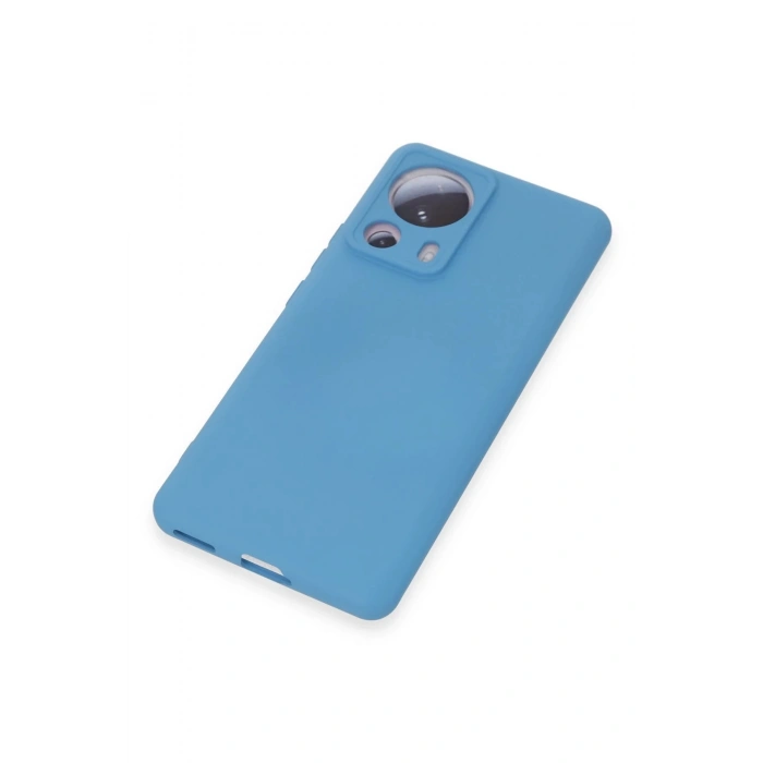 Xiaomi Mi 13 Lite Kılıf Nano içi Kadife Silikon - Mavi