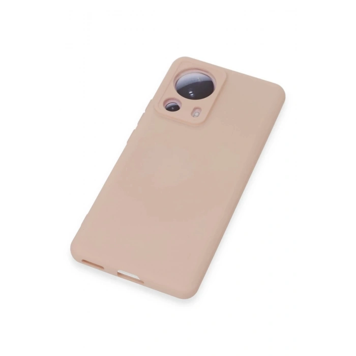 Xiaomi Mi 13 Lite Kılıf Nano içi Kadife Silikon - Pudra