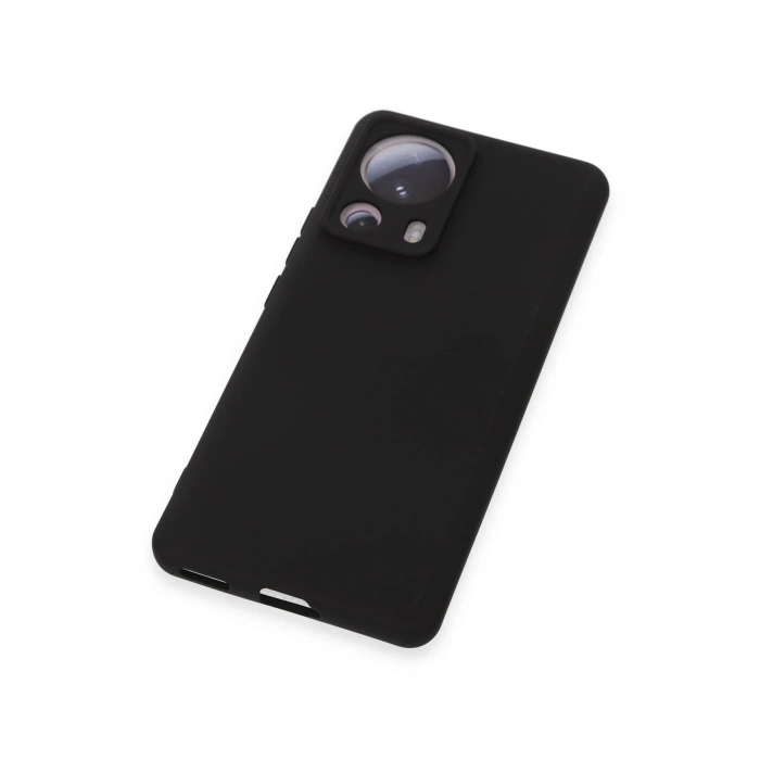 Xiaomi Mi 13 Lite Kılıf Nano içi Kadife Silikon - Siyah