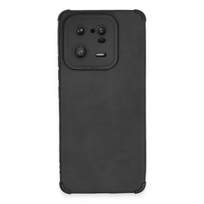 Xiaomi Mi 13 Pro Kılıf Loop Deri Silikon - Siyah