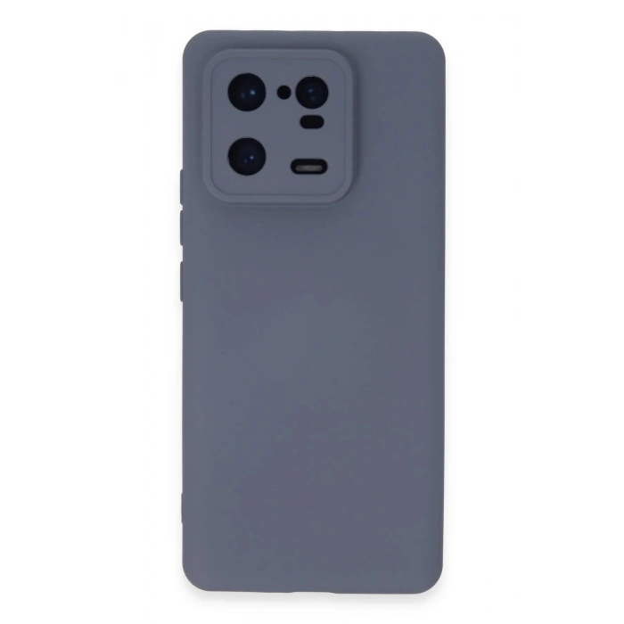 Xiaomi Mi 13 Pro Kılıf Nano içi Kadife Silikon - Gri