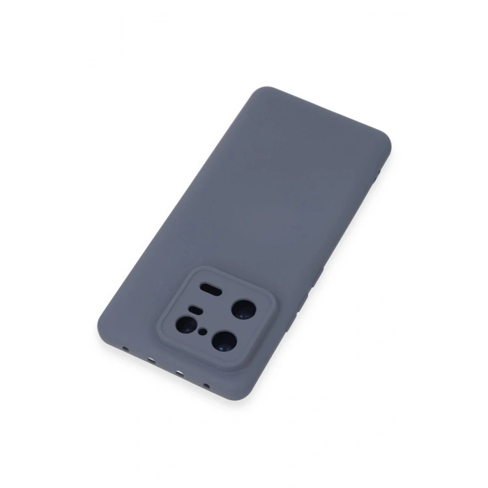 Xiaomi Mi 13 Pro Kılıf Nano içi Kadife Silikon - Gri