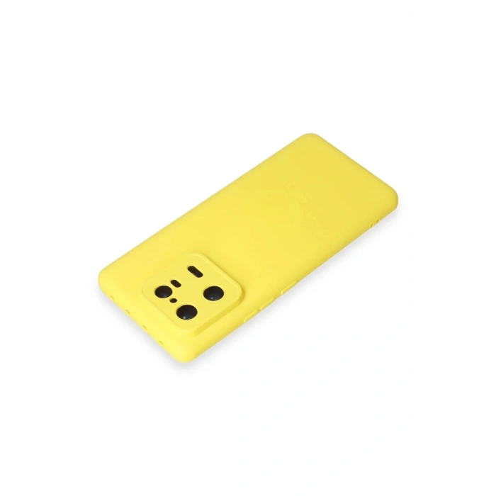 Xiaomi Mi 13 Pro Kılıf Nano içi Kadife Silikon - Sarı