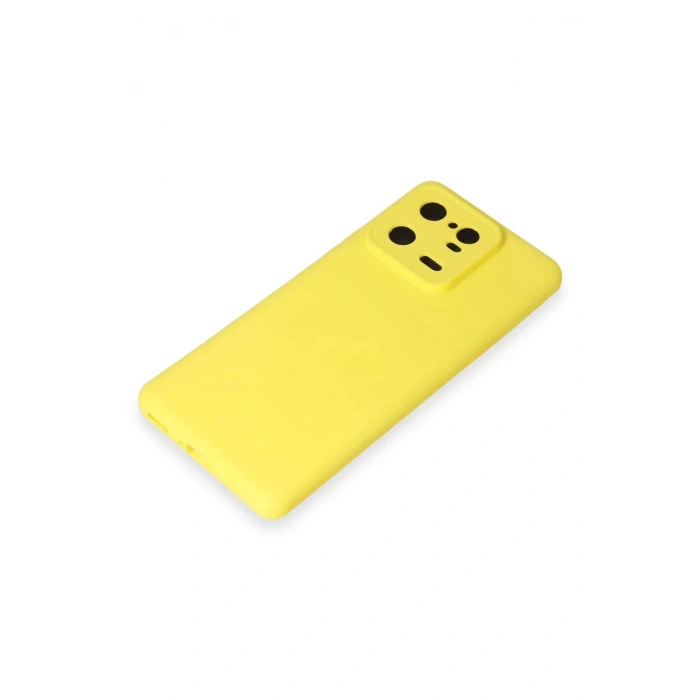 Xiaomi Mi 13 Pro Kılıf Nano içi Kadife Silikon - Sarı