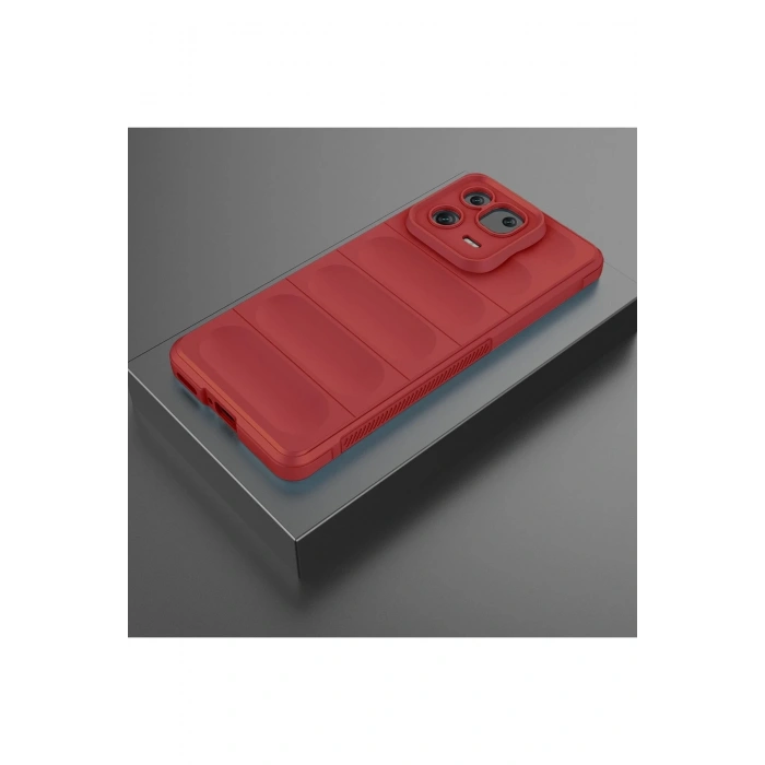 Xiaomi Mi 13 Pro Kılıf Optimum Silikon - Kırmızı