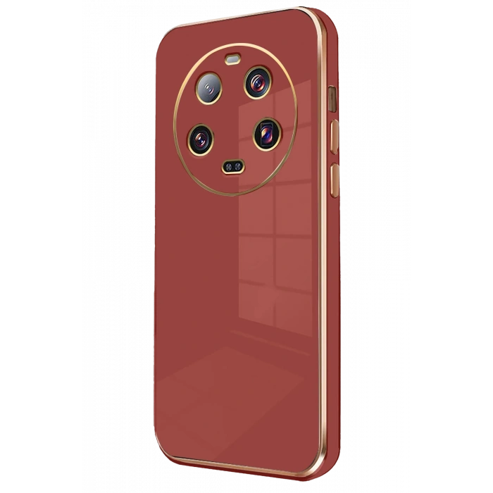 Xiaomi Mi 14 Ultra Kılıf Volet Silikon - Kırmızı