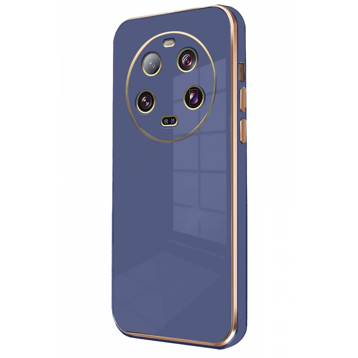 Xiaomi Mi 14 Ultra Kılıf Volet Silikon - Mavi