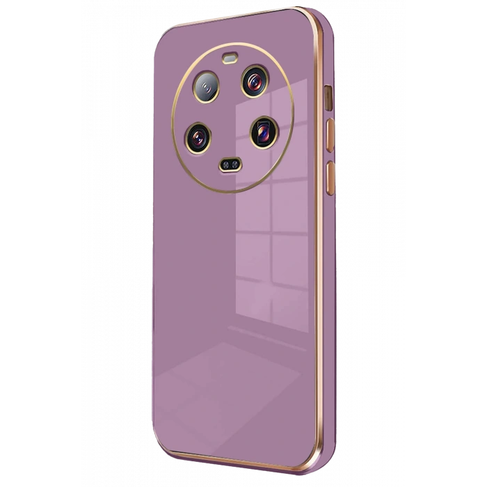 Xiaomi Mi 14 Ultra Kılıf Volet Silikon - Mor