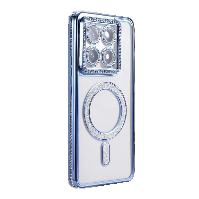 Xiaomi Mi 14T Pro Joke Simli Magneticsafe Kılıf - Mavi