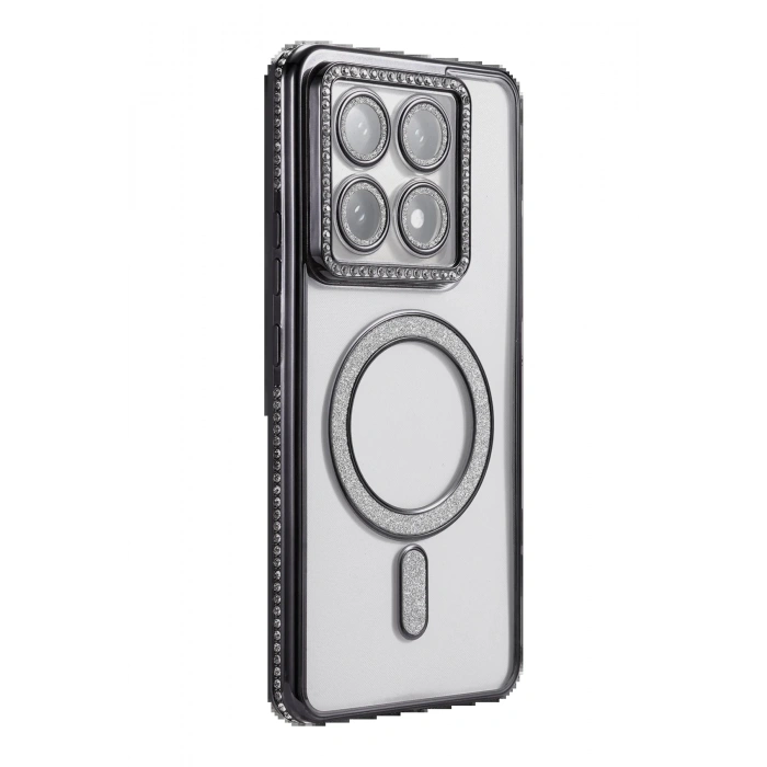 Xiaomi Mi 14T Pro Joke Simli Magneticsafe Kılıf - Siyah