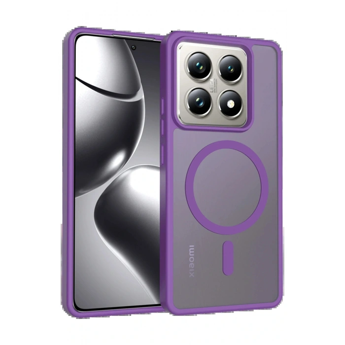 Xiaomi Mi 14T Pro Jota Magsafe Kapak - Derin Mor