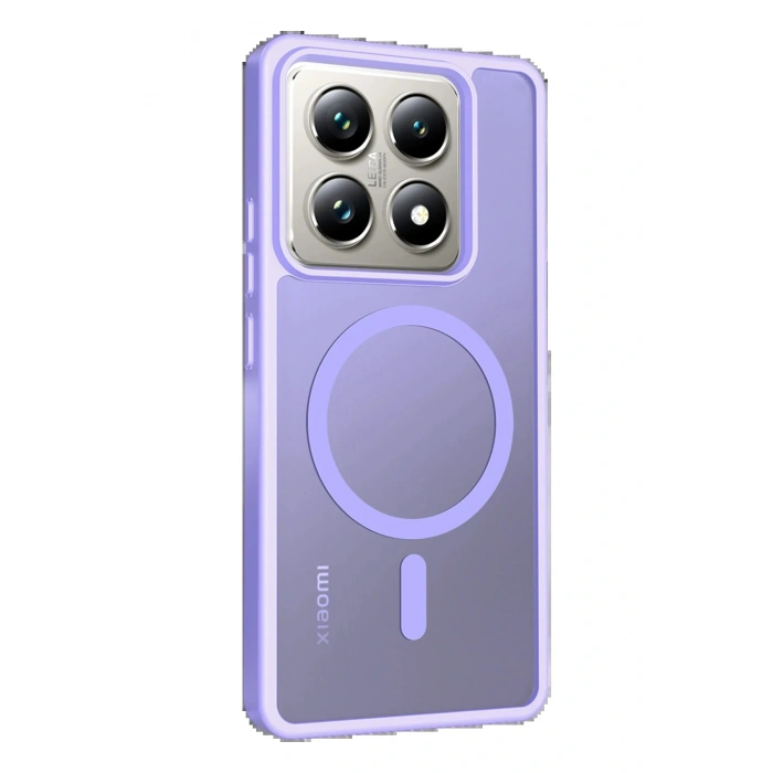 Xiaomi Mi 14T Pro Jota Magsafe Kapak - Lila