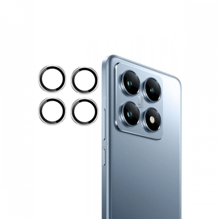 Xiaomi Mi 14T Pro PVD Metal Kamera Lens - Gümüş
