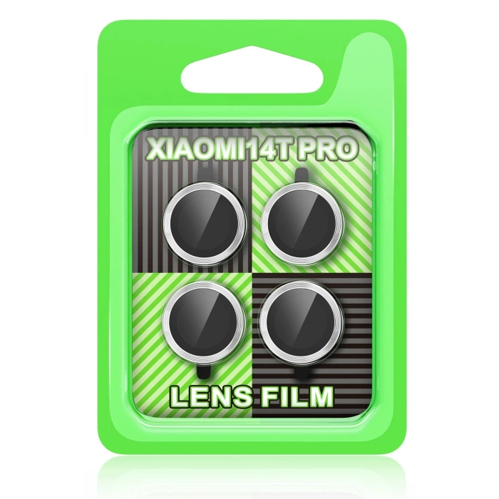 Xiaomi Mi 14T Pro Raze Metal Kamera Lens - Gümüş