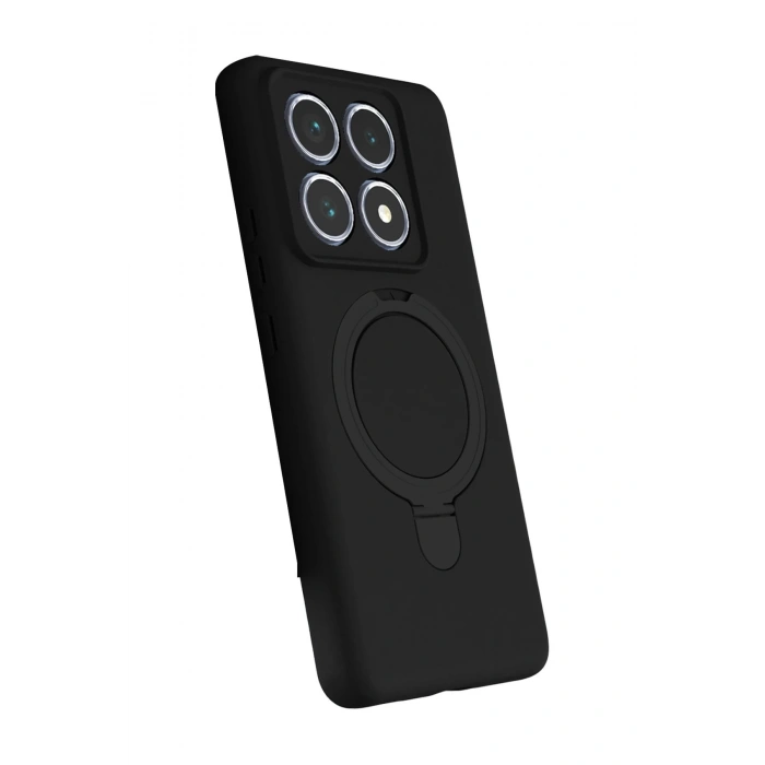 Xiaomi Mi 14T Pro Regal Magsafe Standlı Kapak - Siyah