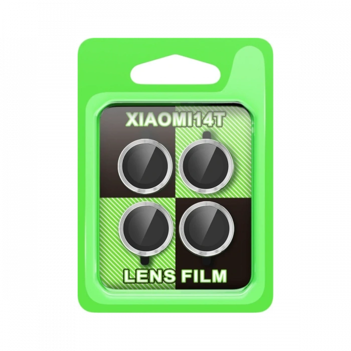 Xiaomi Mi 14T Raze Metal Kamera Lens - Gümüş