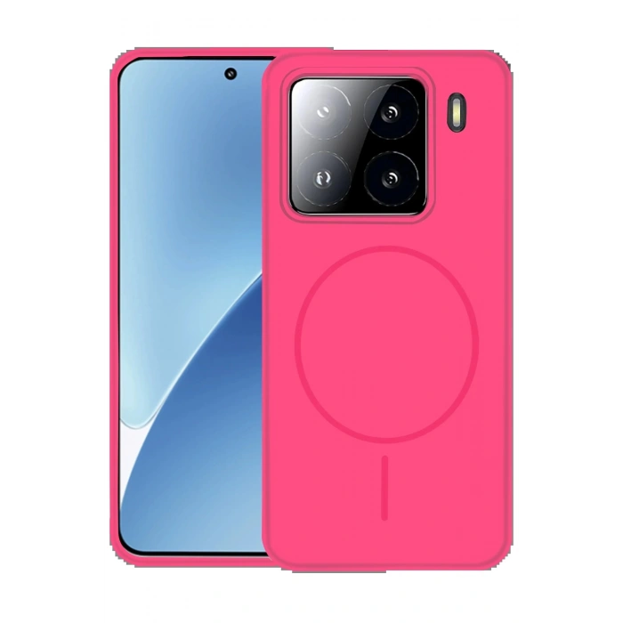 Xiaomi Mi 15 Kılıf Jully Magsafe Kapak - Fuşya