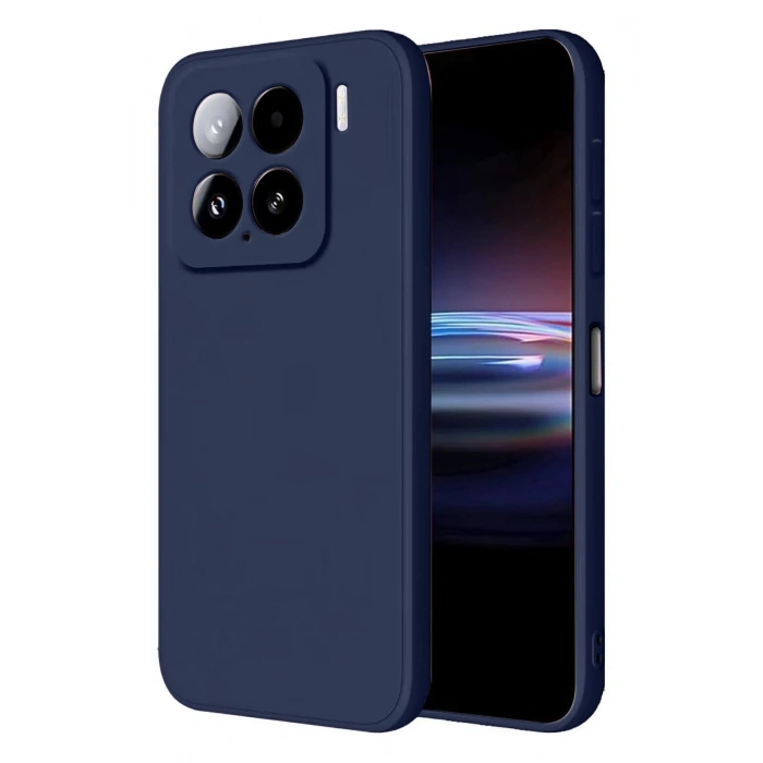 Xiaomi Mi 15 Pro Kılıf Nano içi Kadife Silikon - Lacivert