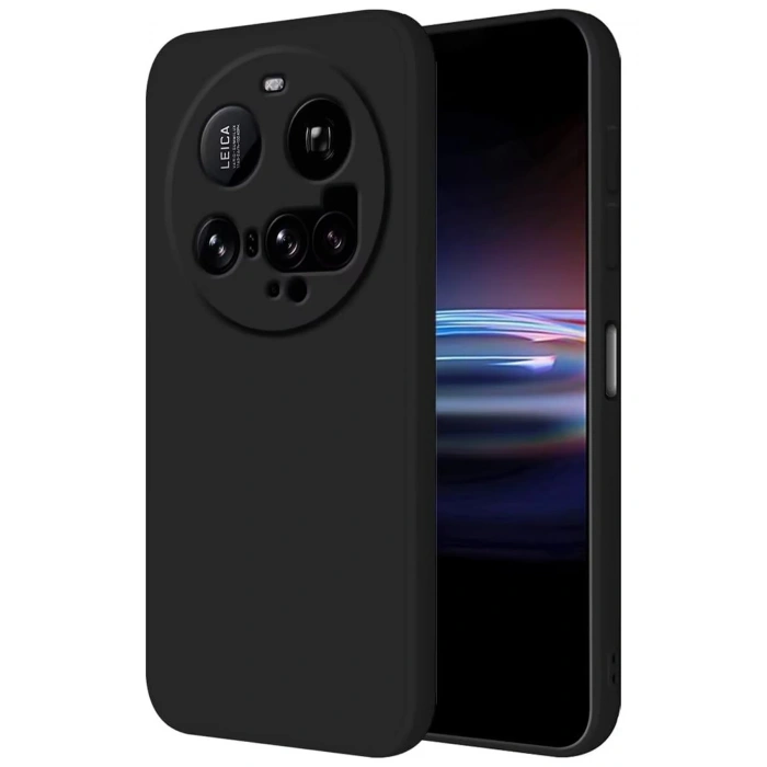 Xiaomi Mi 15 Ultra Kılıf Nano içi Kadife Silikon - Siyah