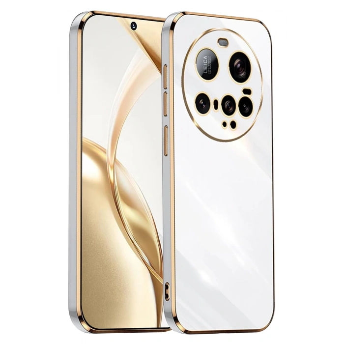 Xiaomi Mi 15 Ultra Kılıf Volet Silikon - Beyaz