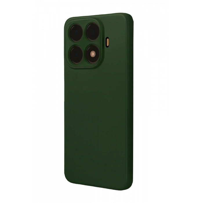 Xiaomi Mi 15T Pro Nano içi Kadife Silikon - Koyu Yeşil