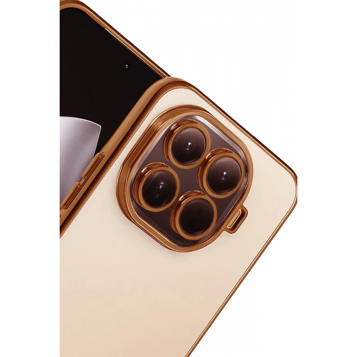 Xiaomi Mi 15T Pro Razer Lensli Silikon - Çöl Titanyum