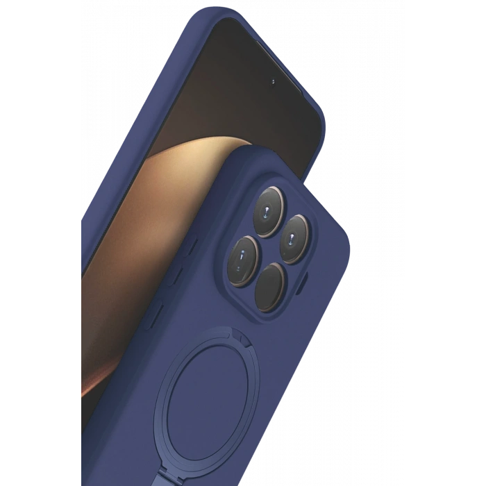 Xiaomi Mi 15T Pro Regal Magsafe Standlı Kapak - Lacivert