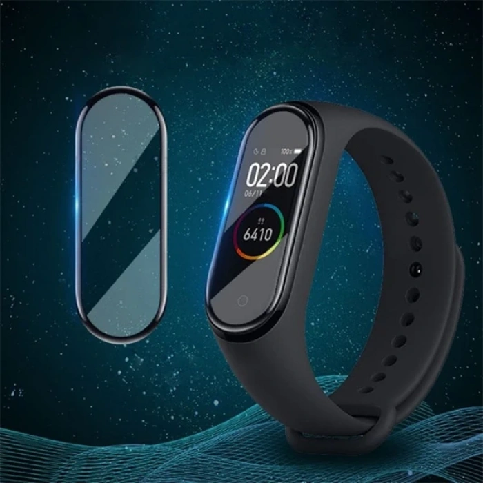 Xiaomi Mi Band 6-mi Band 5 3d Kavisli Full Kaplama Koruyucu