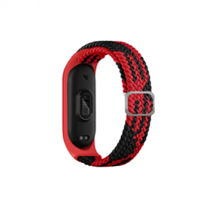 Xiaomi Mi Band 6 Star Kordon - Kırmızı-Siyah