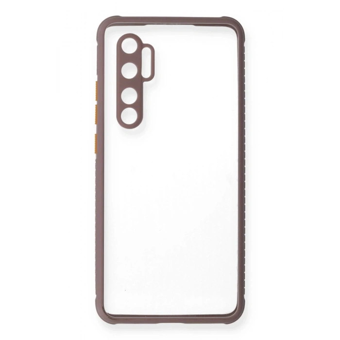 Xiaomi Mi Note 10 Lite Kılıf Miami Şeffaf Silikon - Açık Mor