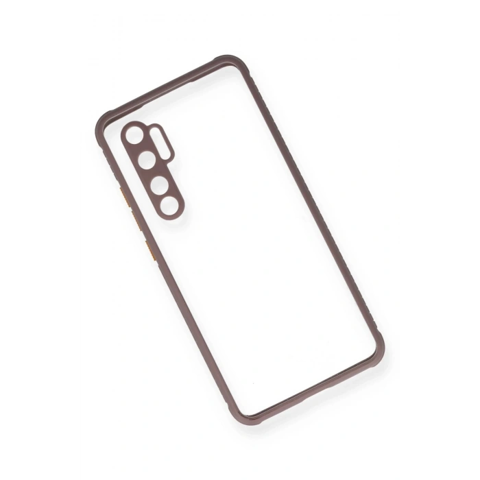Xiaomi Mi Note 10 Lite Kılıf Miami Şeffaf Silikon - Açık Mor