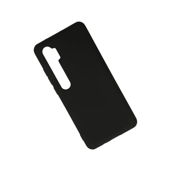 Xiaomi Mi Note 10 Lite Kılıf Nano içi Kadife Silikon - Siyah