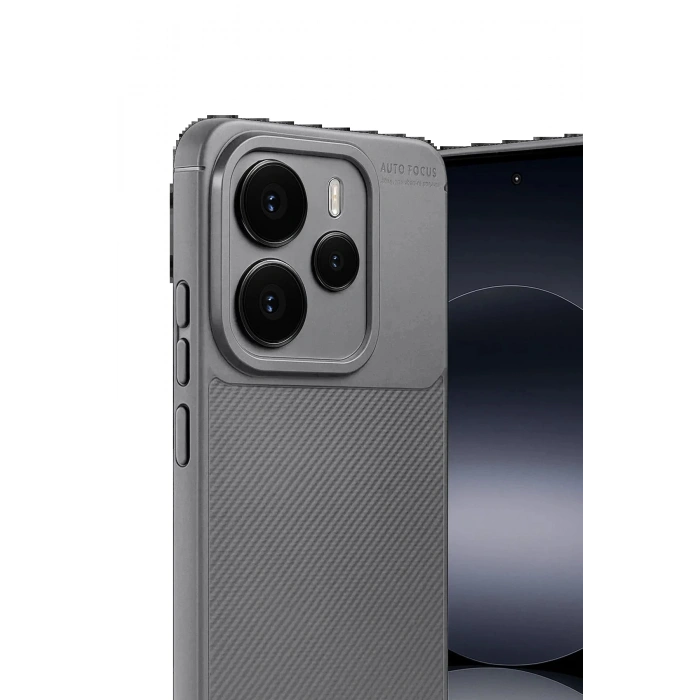 Xiaomi Note 14 5G Auto Focus Karbon Kapak - Gri