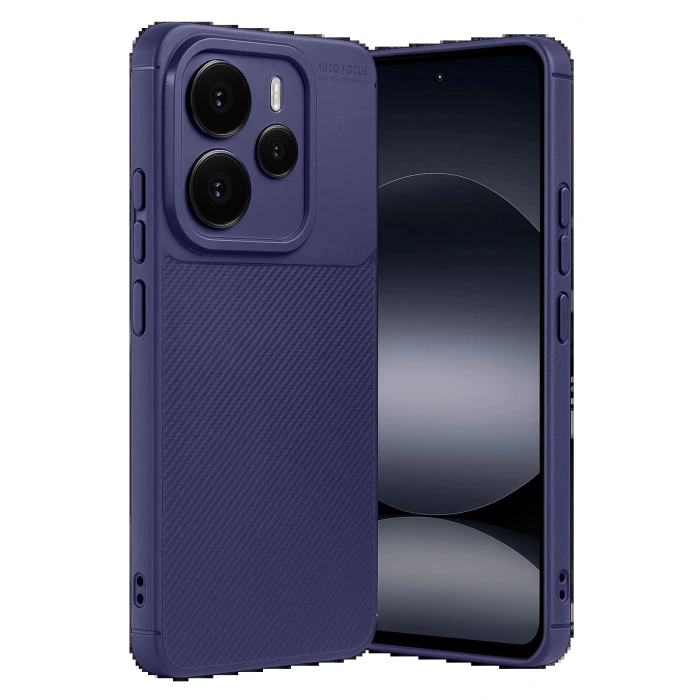 Xiaomi Note 14 5G Auto Focus Karbon Kapak - Lacivert