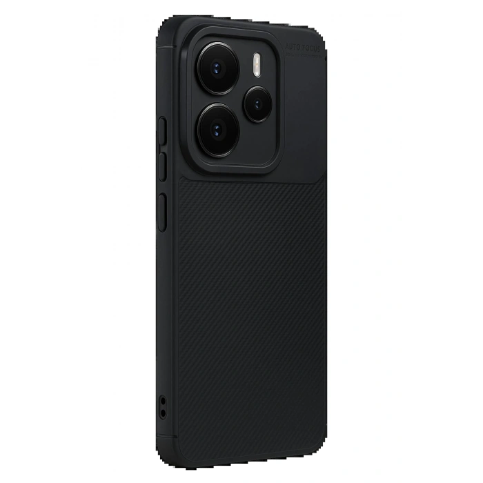 Xiaomi Note 14 5G Auto Focus Karbon Kapak - Siyah