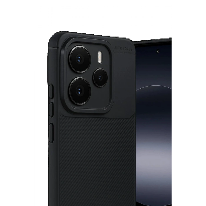 Xiaomi Note 14 5G Auto Focus Karbon Kapak - Siyah