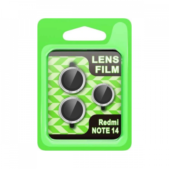 Xiaomi Note 14 5G Raze Metal Kamera Lens - Gümüş
