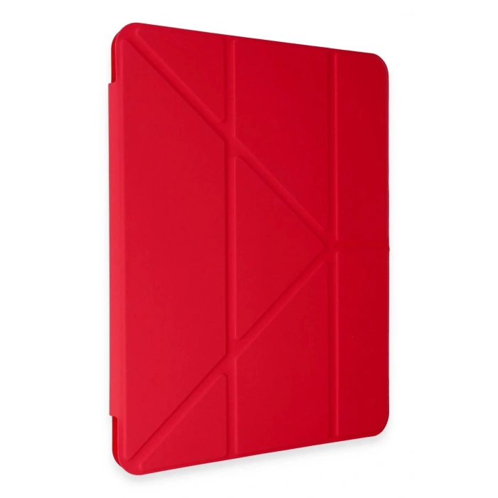 Xiaomi Pad 6 Kılıf Kalemlikli Mars Tablet Kılıfı - Kırmızı